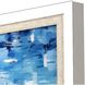 Waterside Collection Lacquered White Wood Shadow Box Style Framed Art