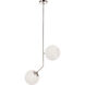 Ryland 2 Light 21 inch Chrome Pendant Ceiling Light