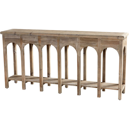 Sardinia 70 X 14 inch Weathered Pine Console Table