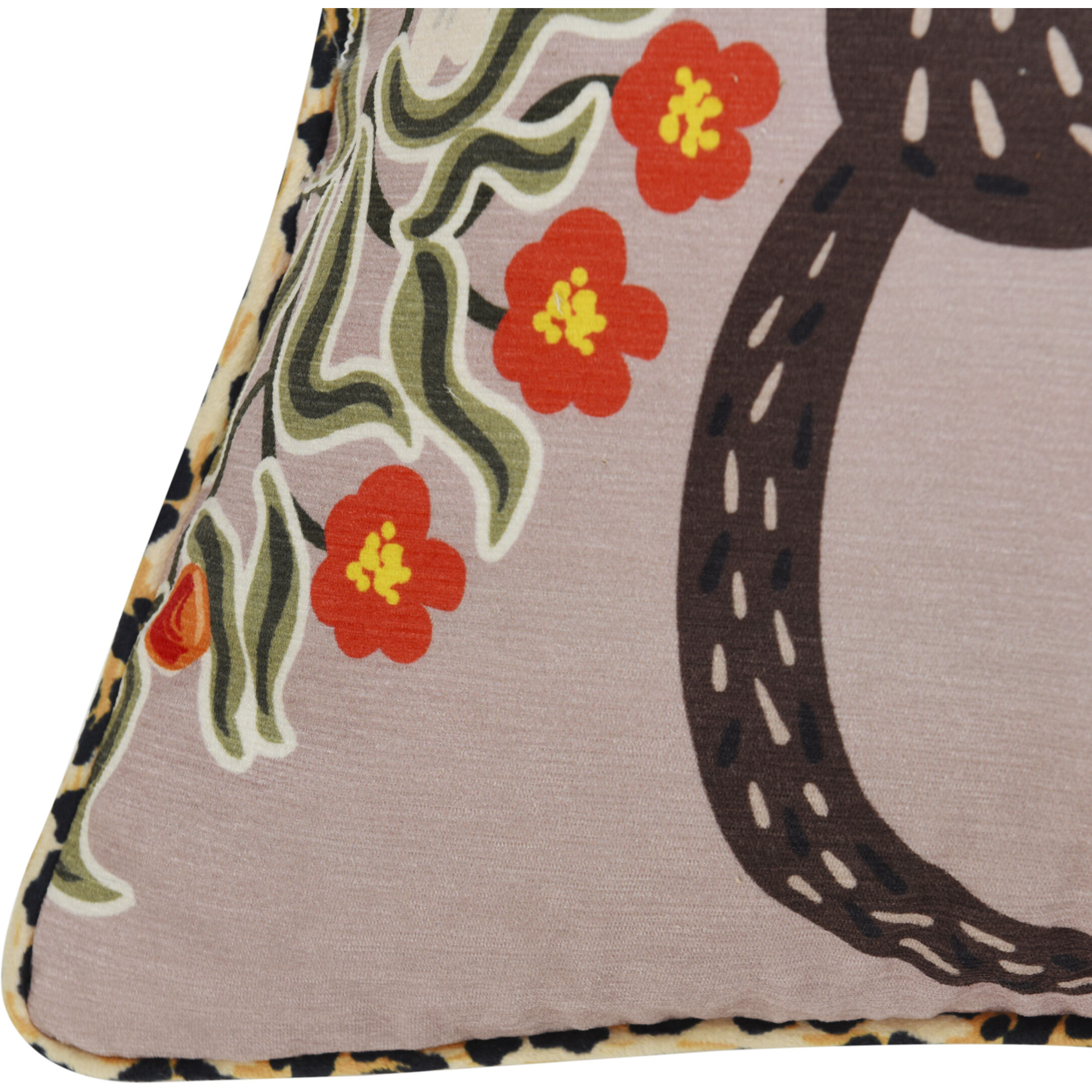 Maharaja Monkey 24 X 6 inch Blush Pillow