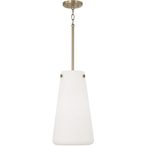 Averitt 1 Light 10 inch Aged Brass Pendant Ceiling Light