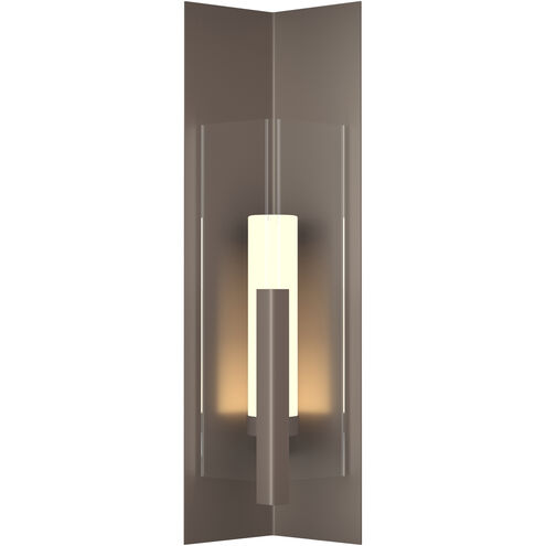 Summit 1 Light 34 inch Coastal Dark Smoke Outdoor Sconce in Clear, Large