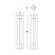 Chamber 12 5.5 watt Bronze Bollard Light in 2700K Warm LED, WAC Landscape