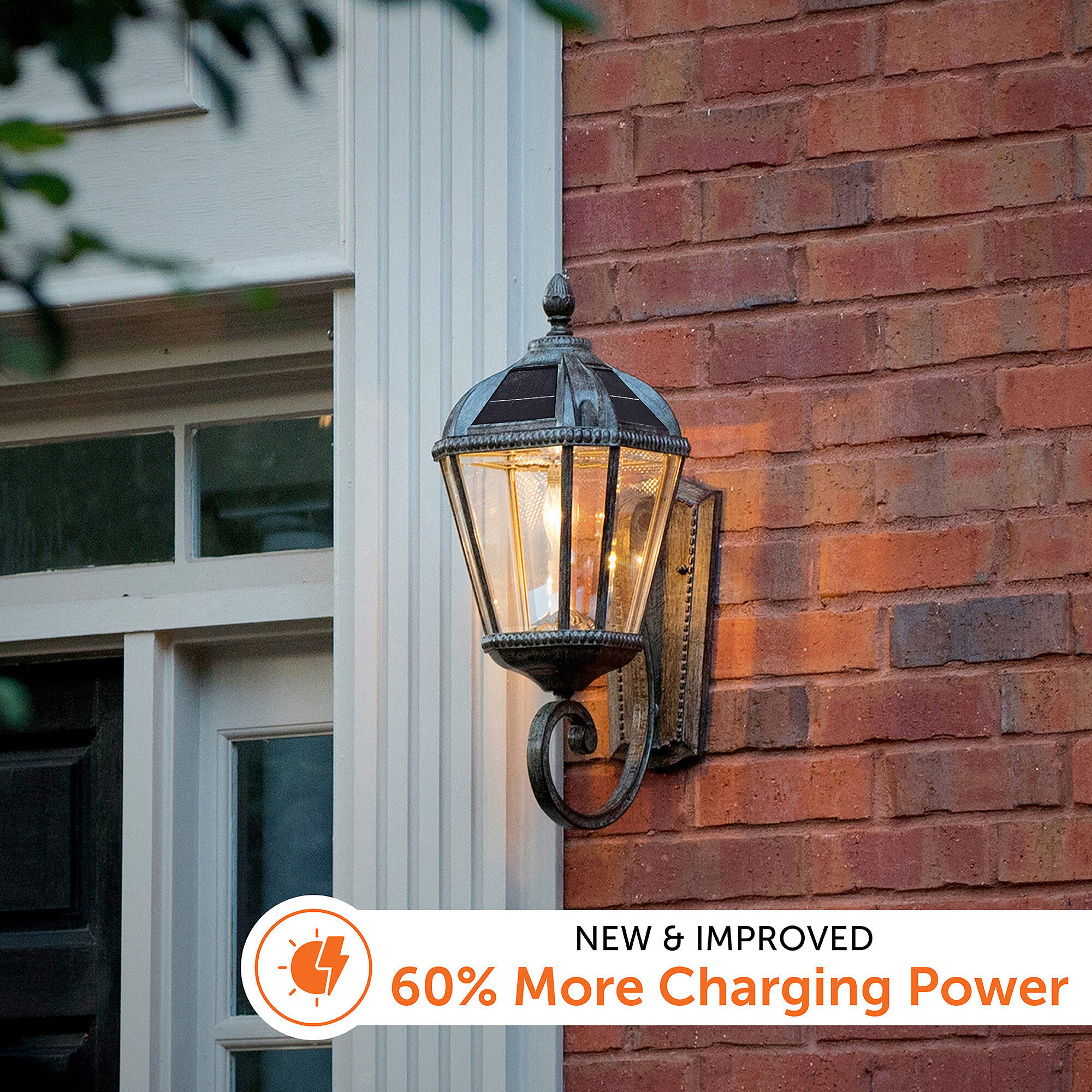 Royal LED 21 inch Weathered Bronze Outdoor Wall Sconce, Solar