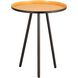 Gregg 21 X 16 inch Orange Enamel with Red Enamel and Black Accent Table, Set of 3