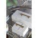 Brass 7.1 X 4.9 inch White Box