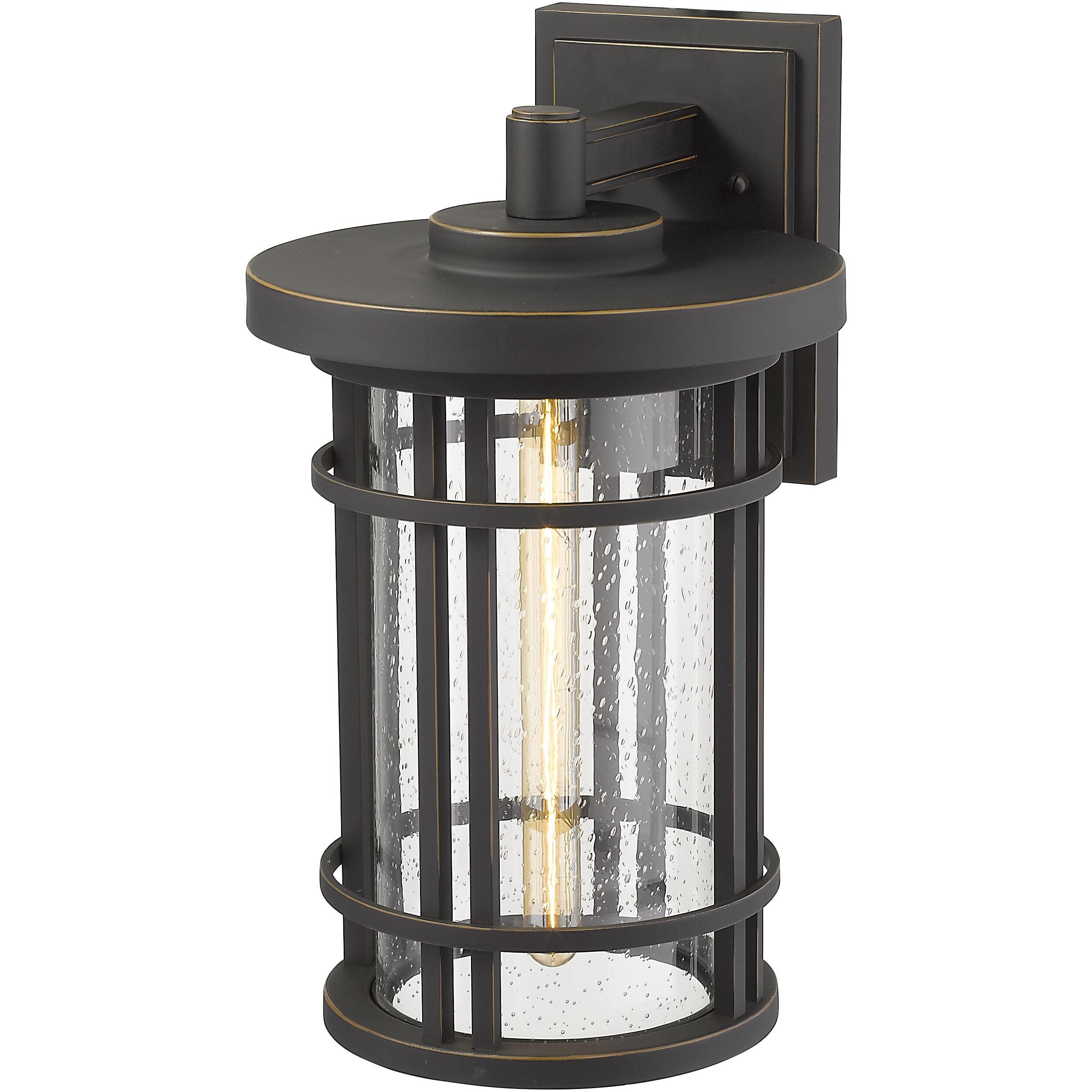 Jordan 1 Light 16.75 inch Oil Rubbed Bronze Outdoor Wall Light