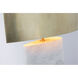 Kelly Wearstler Murry 29.5 inch 15.00 watt White Marble Teardrop Table Lamp Portable Light, Large