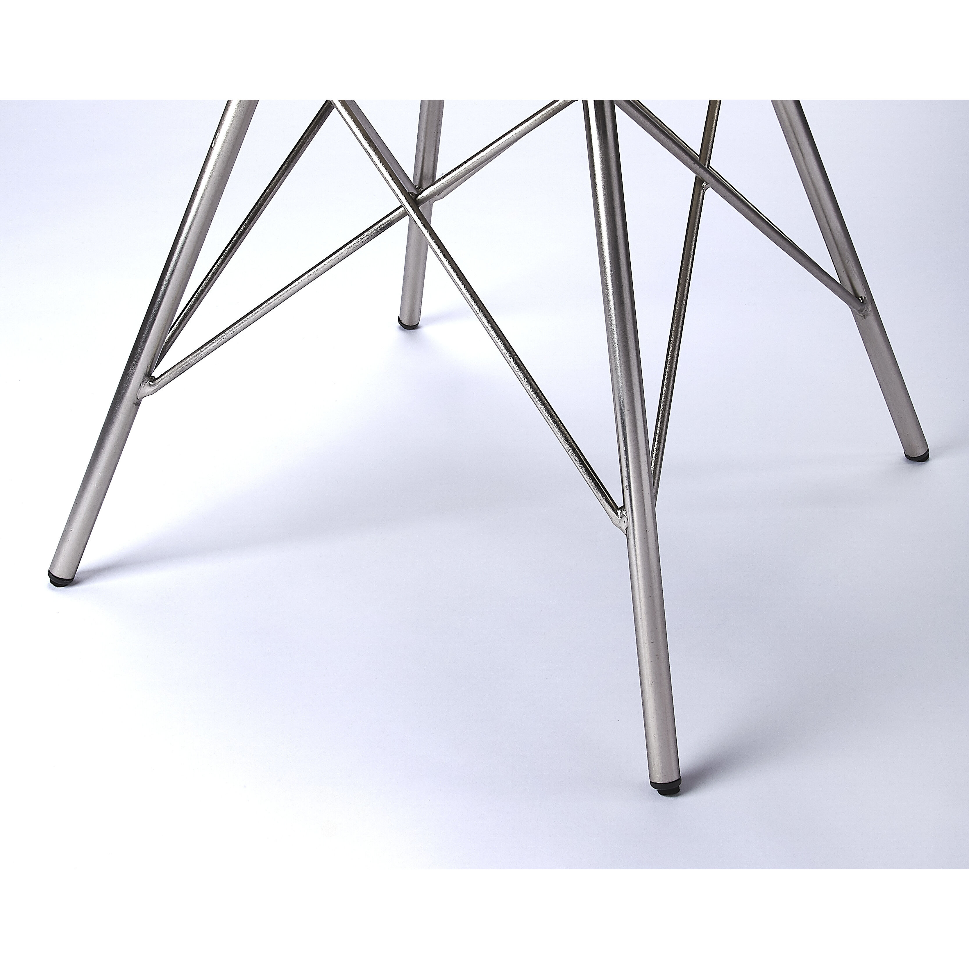 Butler Loft Inland  White Leather Accent Chair