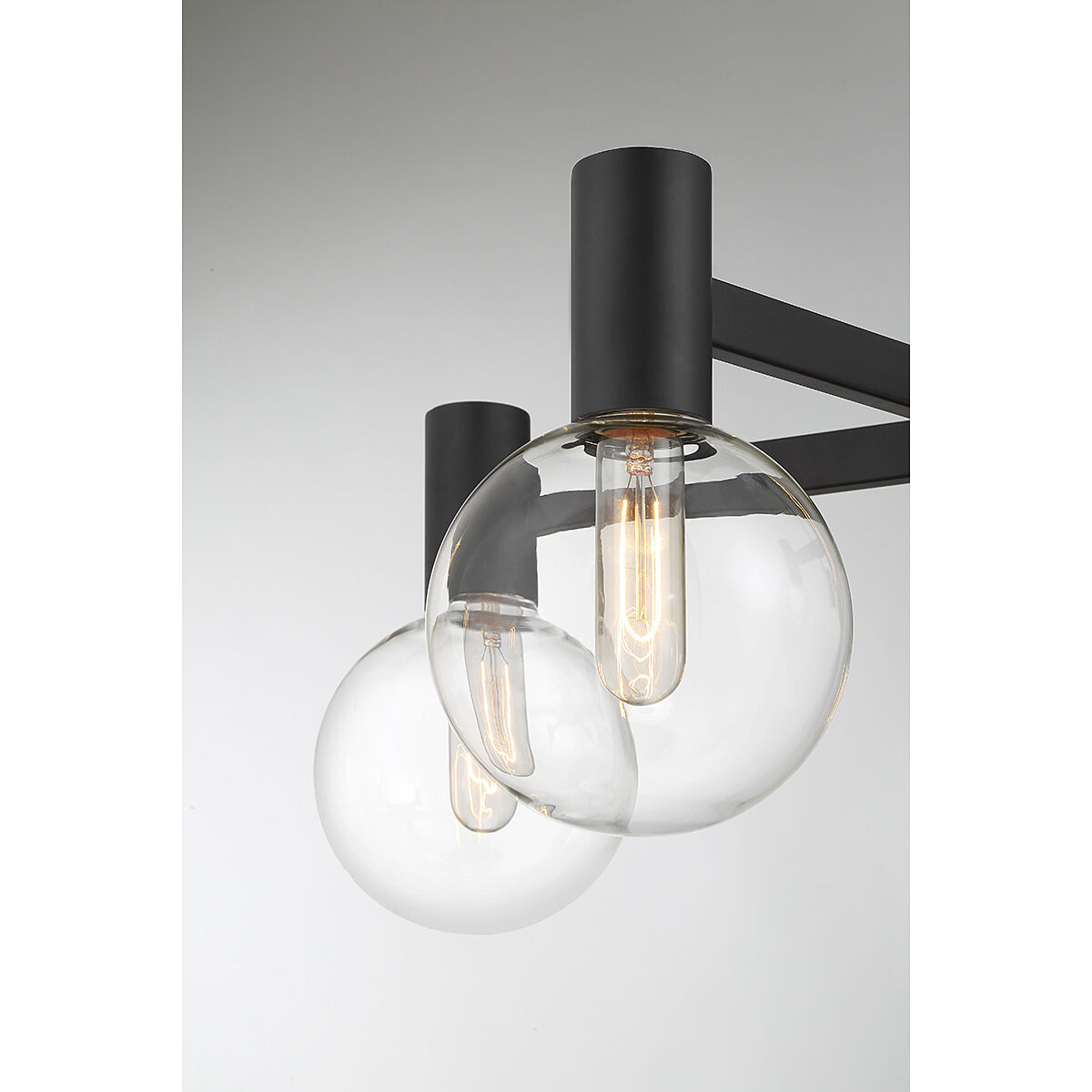 Wright 5 Light 28 inch Matte Black Chandelier Ceiling Light