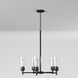 Westin 5 Light 24 inch Matte Black Chandelier Ceiling Light