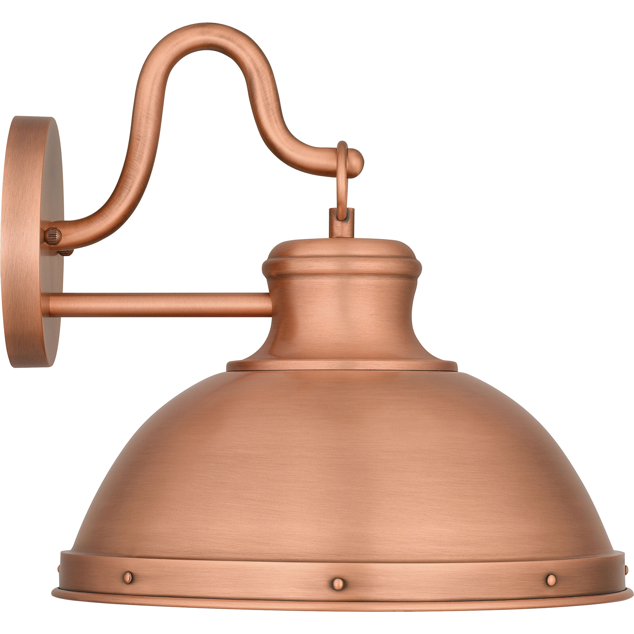 Quoizel JAM8414AC Jameson 1 Light 14 inch Aged Copper Outdoor Wall Lantern