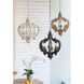 6-Light 6 Light 18 inch Natural Chandelier Ceiling Light