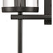 Oakland 2 Light 13.5 inch Black Vanity Light Wall Light