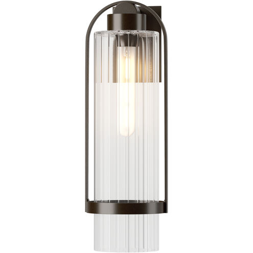 Alcove 1 Light 23.2 inch Coastal White Outdoor Sconce in Clear, Large