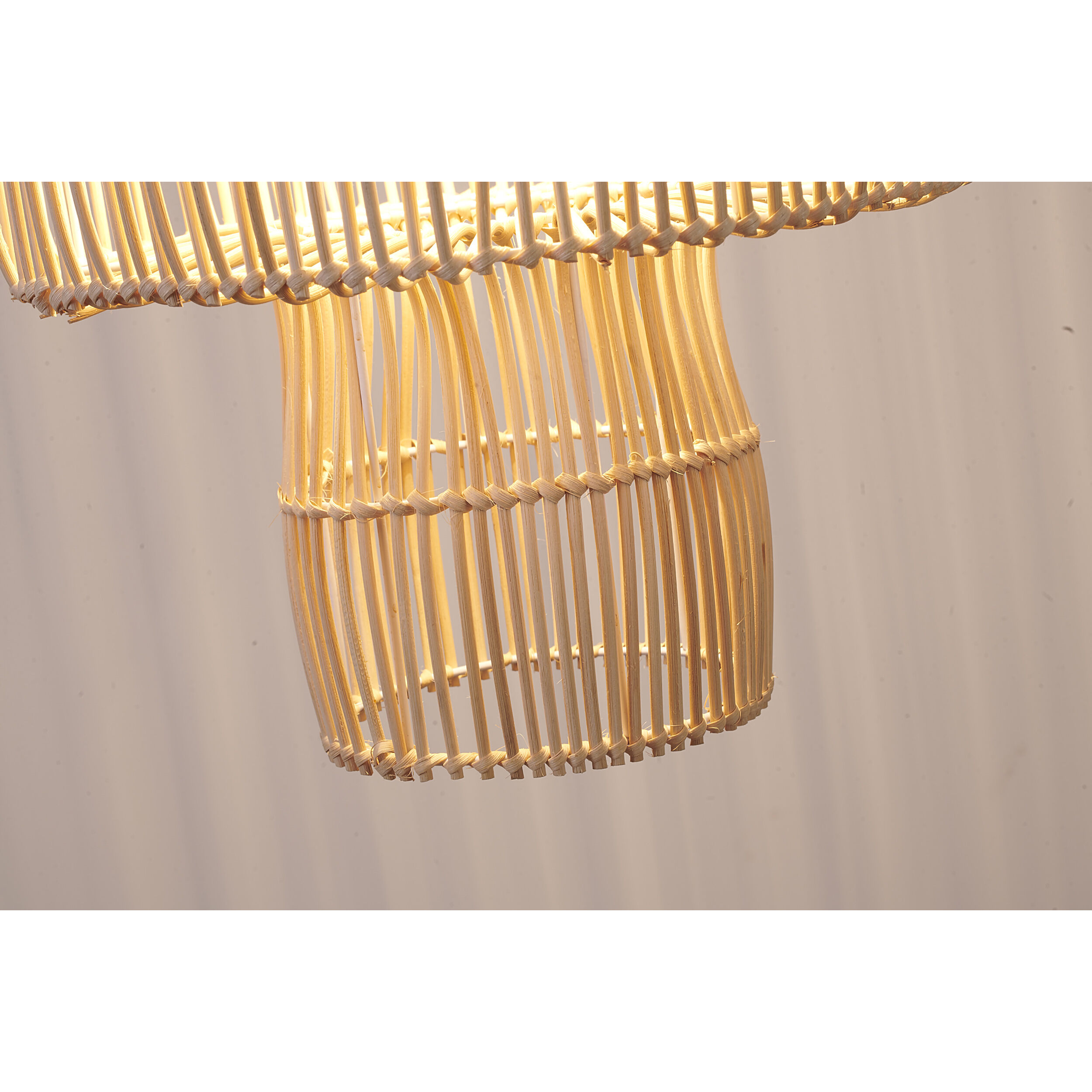 Canada 1 Light 16 inch Natural White Chandelier Ceiling Light