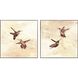 Neutral Flight 14 X 14 inch Non-Glass Framed Art, Propac