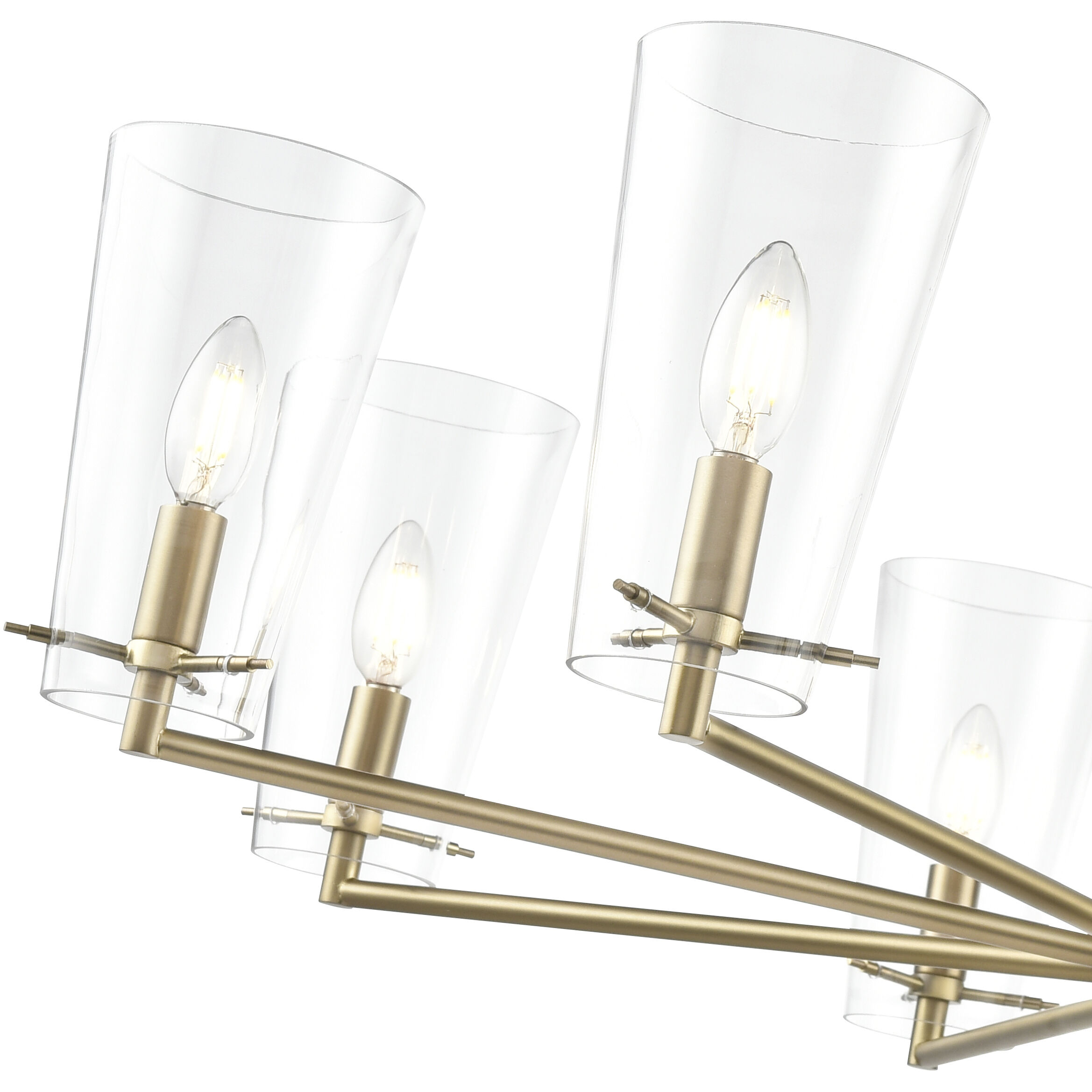 Maccan 8 Light 38.75 inch Vintage Brass Chandelier Ceiling Light