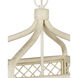Wanstead 4 Light 16 inch Vanilla Lantern Chandelier Ceiling Light