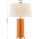 Melissa 29.13 inch 100.00 watt Exuberance Orange Table Lamp Portable Light, Coco & Dash