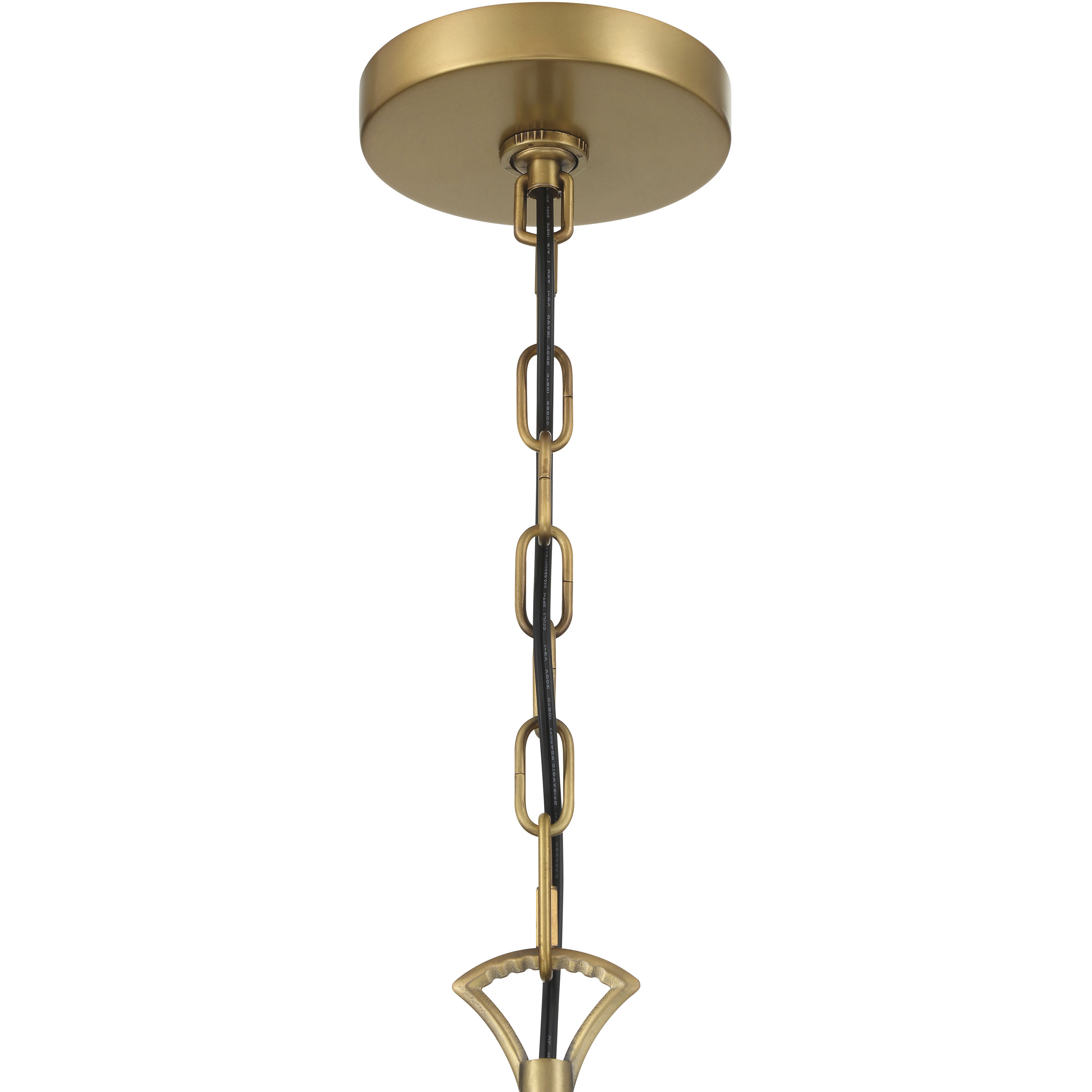 Miller 6 Light 28.25 inch Legacy Brass and Sand Coal Chandelier Ceiling Light