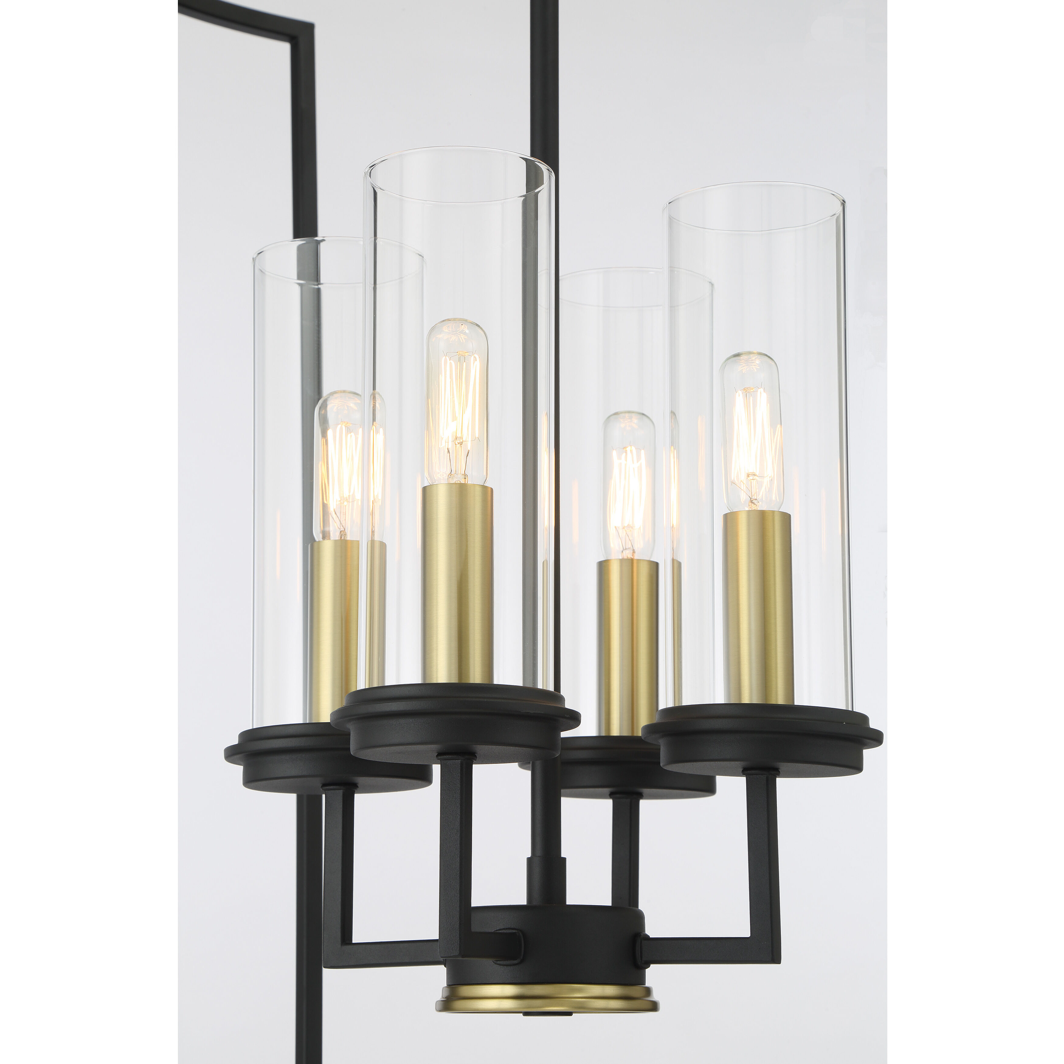 Hillstone 4 Light 18.5 inch Soft Brass And Sand Coal Pendant Ceiling Light
