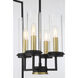 Hillstone 4 Light 18.5 inch Soft Brass And Sand Coal Pendant Ceiling Light