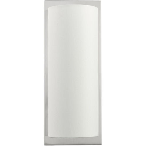 Meridian 2 Light 6 inch Brushed Nickel ADA Wall Sconce Wall Light