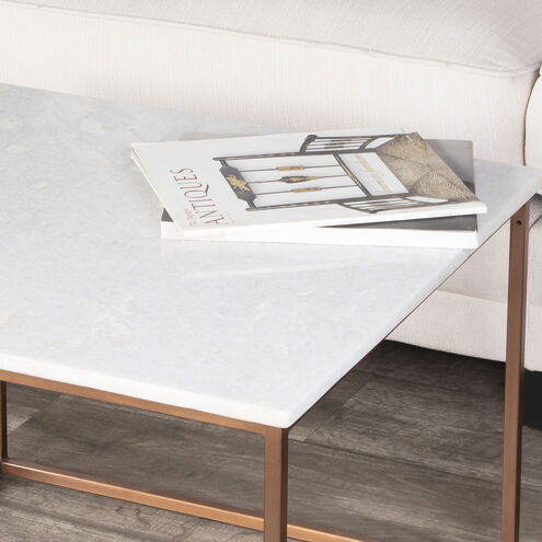 Butler Loft Holland  24 X 24 inch Marble & Metal Cocktail Table