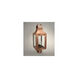 Livery 1 Light 19 inch Antique Brass Post Lamp in Clear Glass, One 75W Medium with Chimney