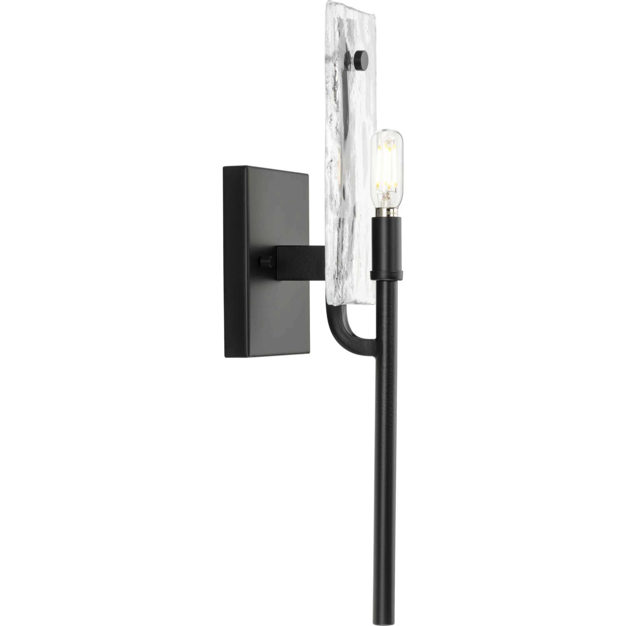 Rivera 1 Light 4.5 inch Matte Black Wall Bracket Wall Light, Design Series