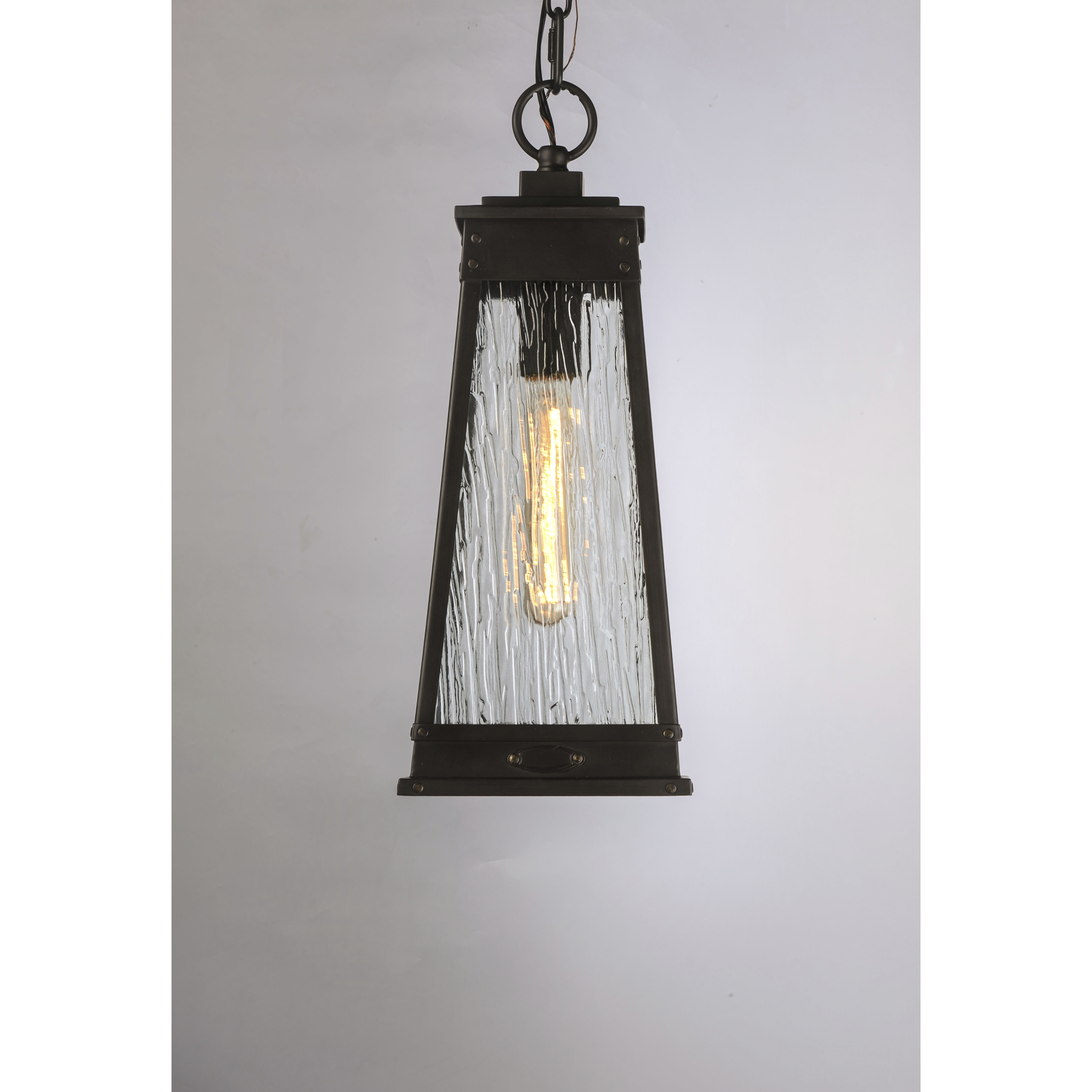 Schooner 1 Light 7 inch Olde Brass Outdoor Pendant