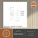 Warren 2 Light 4.75 inch Matte Black Wall Light