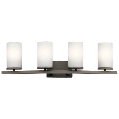 Crosby 4 Light 31 inch Olde Bronze Wall Mt Bath 4 Arm Wall Light