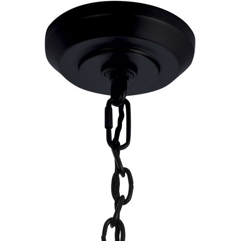 Cage 3 Light 8.5 inch Matte Black Pendant Ceiling Light