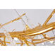 Canada 16 Light 12 inch Gold Chandelier Ceiling Light