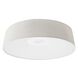 Cermack St. LED 24 inch Ivory Linen Flush Mount Ceiling Light