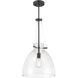 Foster 1 Light 14 inch Matte Black Pendant Ceiling Light