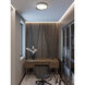 Sona LED 16 inch Satin Nickel Flush Mount Ceiling Light