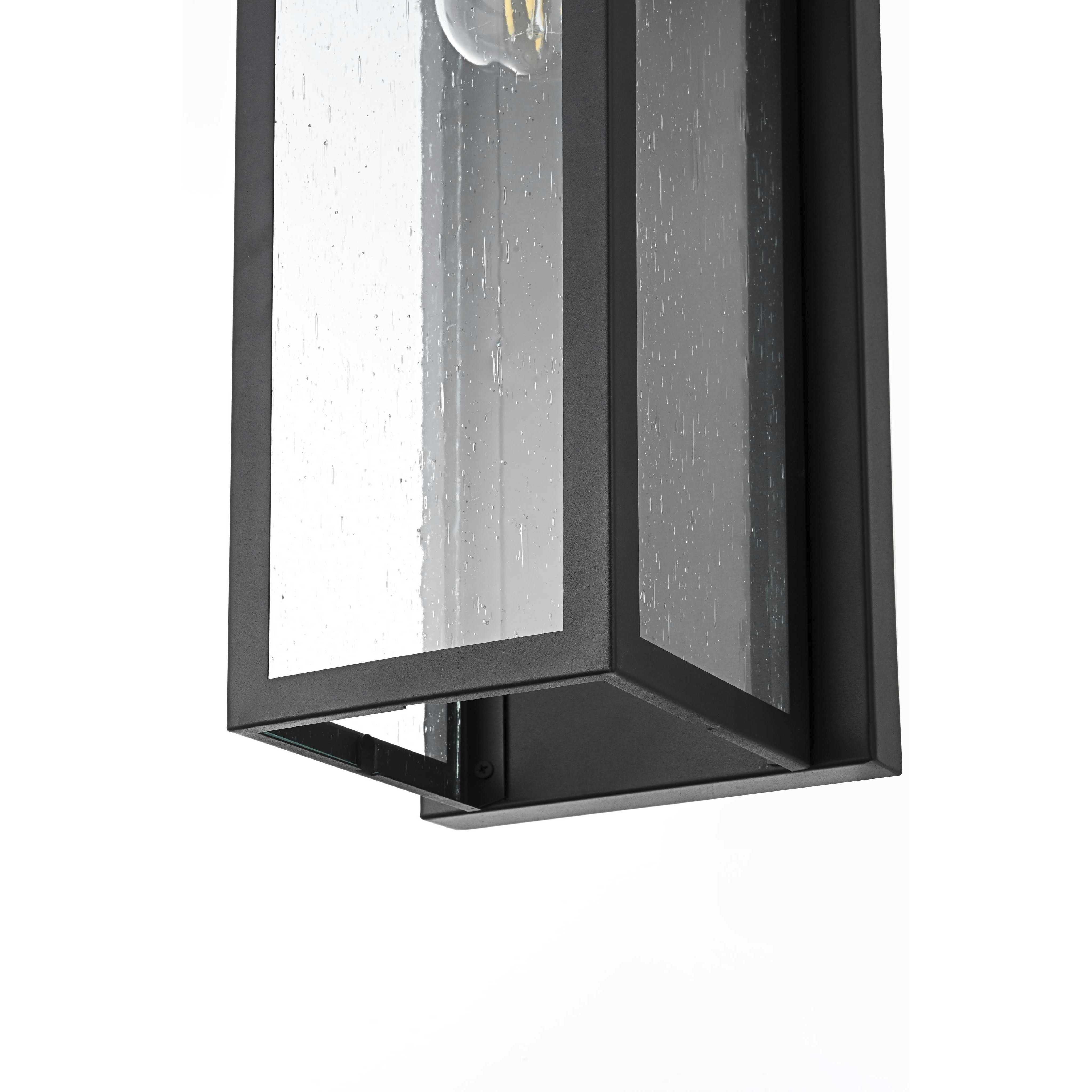 Dunton 1 Light 18.5 inch Black Outdoor Wall Sconce