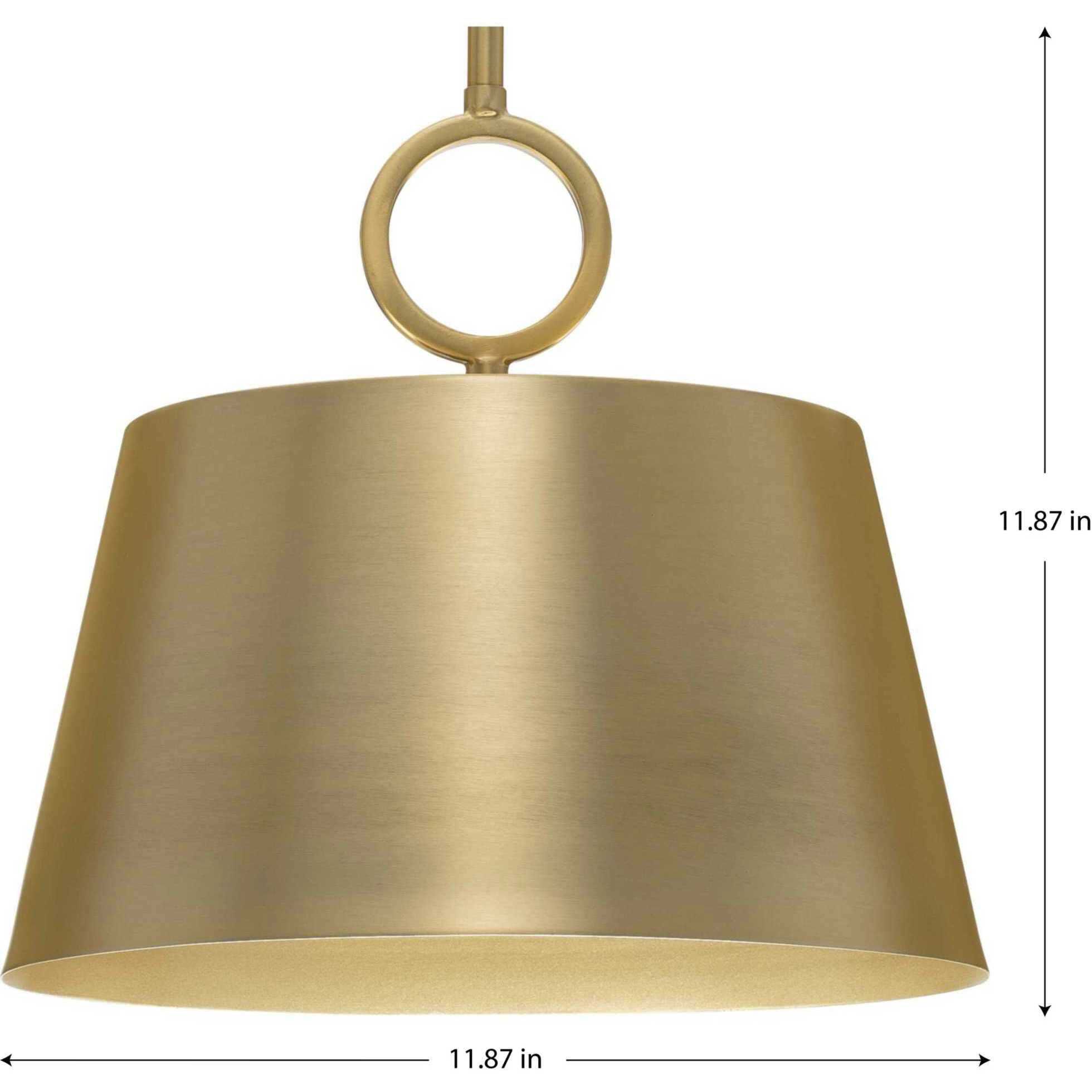 Parkhurst 1 Light 12 inch Brushed Bronze Pendant Ceiling Light