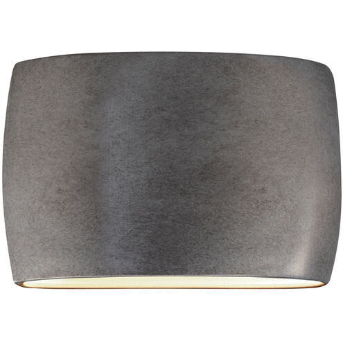 Ambiance Collection LED 10 inch Antique Silver Outdoor Wall Sconce