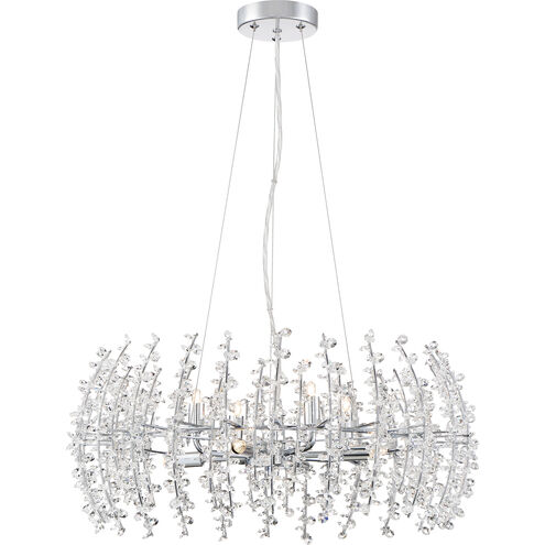 Valla 8 Light 23 inch Polished Chrome Pendant Ceiling Light