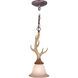 Lodge LED 7 inch Noachian Stone Mini Pendant Ceiling Light