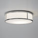 Mashiko 1 Light 11.81 inch Polished Chrome Bathroom Ceiling Light