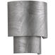 Moray Wall Sconce Wall Light in Black Silver Leaf