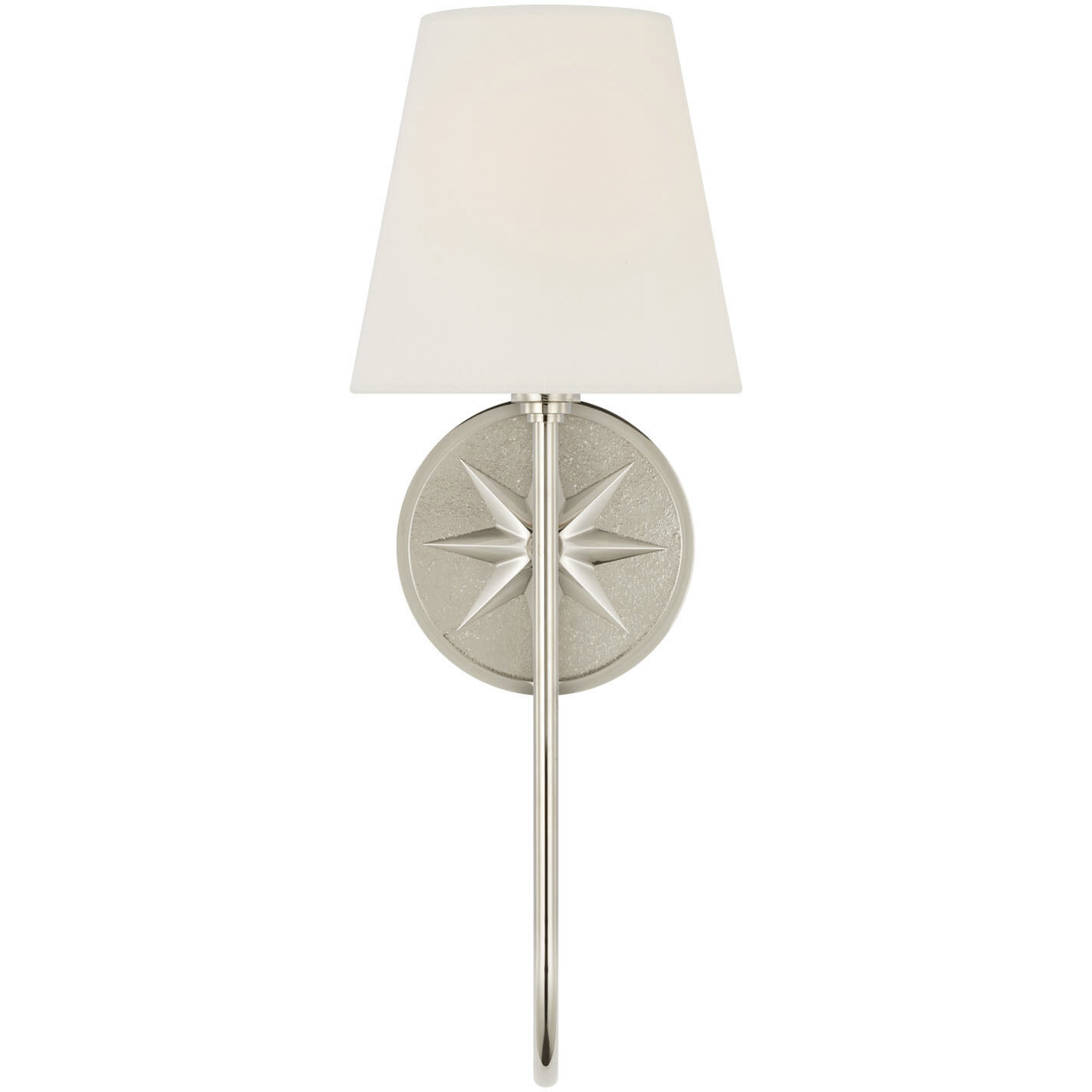 Chapman & Myers Polaris LED 6 inch Polished Nickel Single Sconce Wall Light