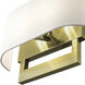 Allison 2 Light 15 inch Antique Brass ADA Wall Sconce Wall Light, Large