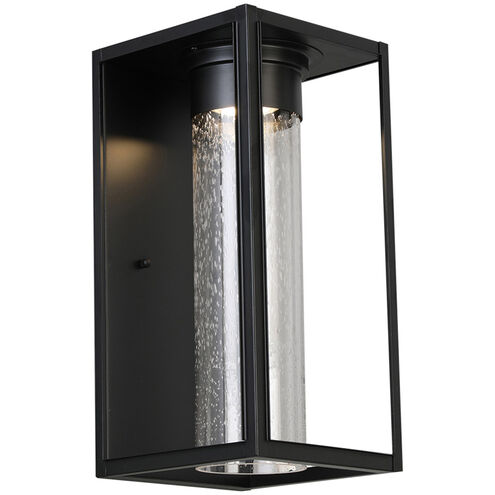 Walker Hill LED 15 inch Matte Black Outdoor Wall Sconce