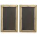 Bird Mirror Frame Print Multi Color Wall Art, Set of 2